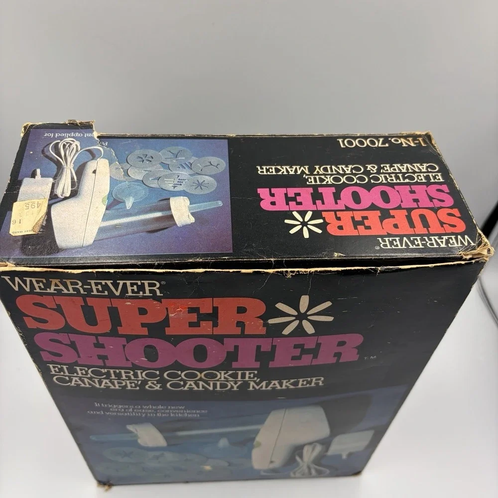 Vintage Wear-Ever‎ Super Shooter No. 70001 Electric Cookie Canapé Candy Maker